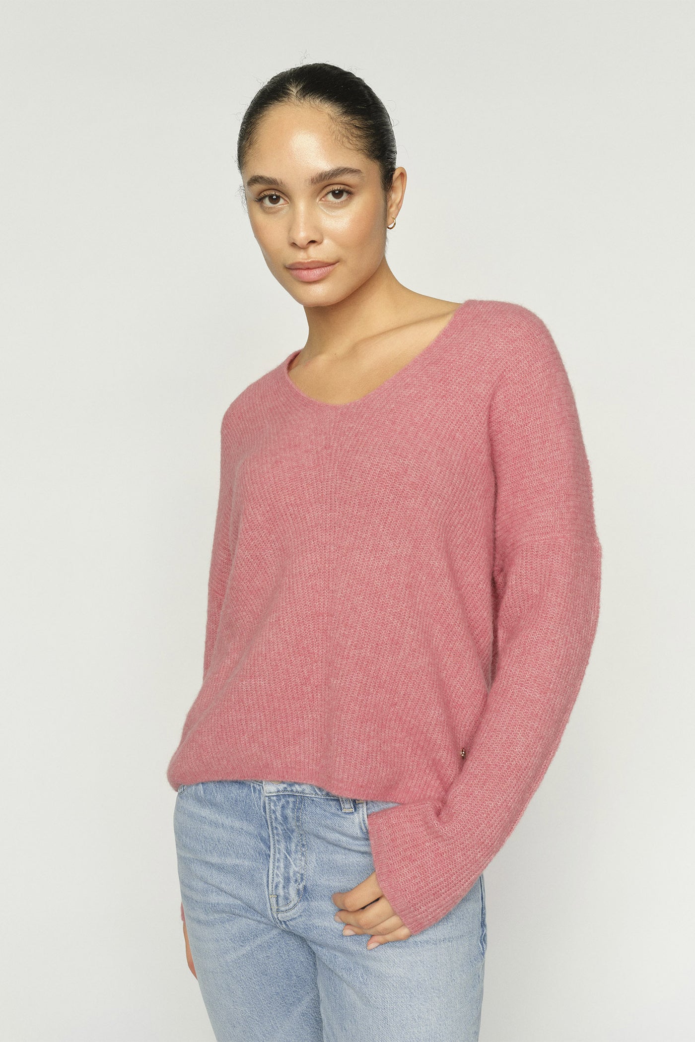 MMThora V-Neck Knit DUSTY ROSE - 153900
