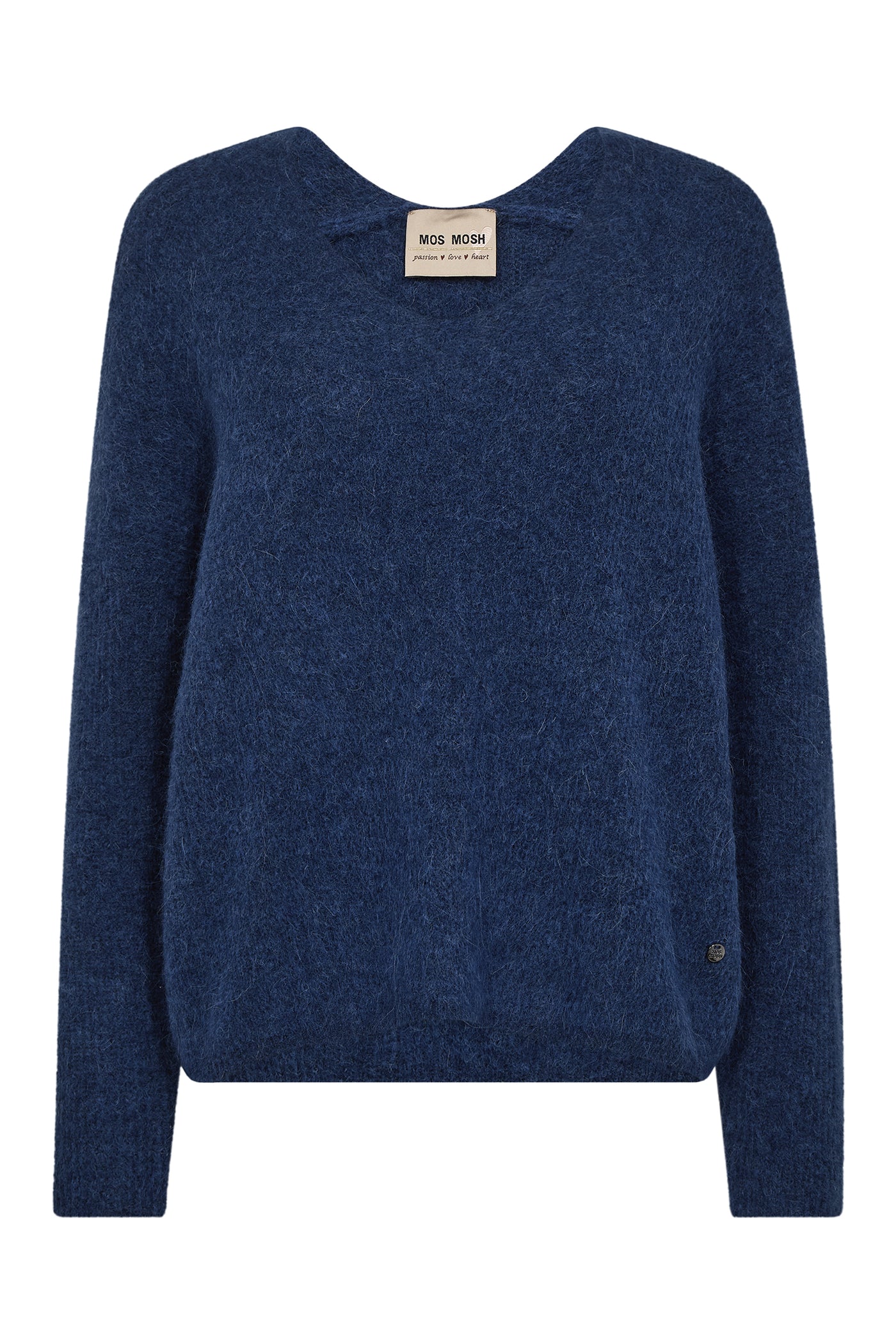 MMThora V-Neck Knit Ensign Blue - 153900