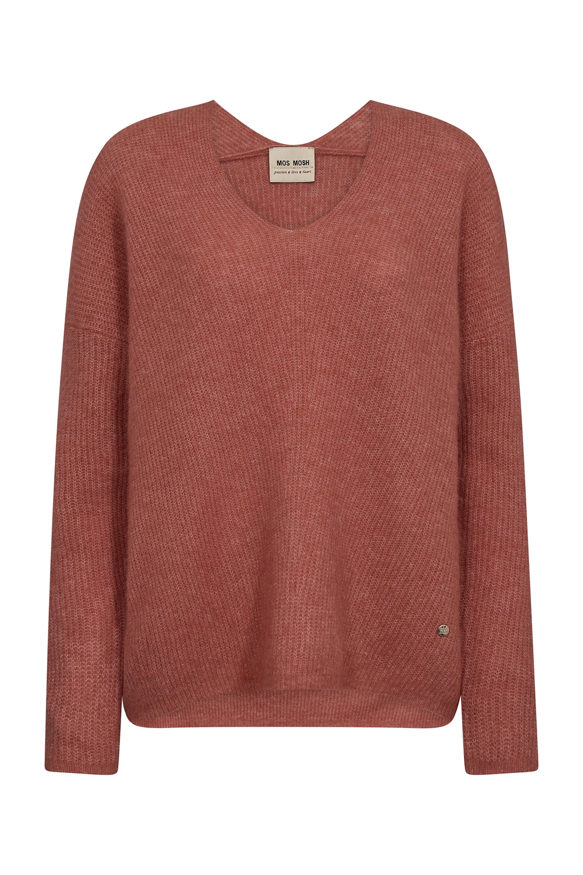 MMThora V-Neck Knit FADED ROSE - 153900