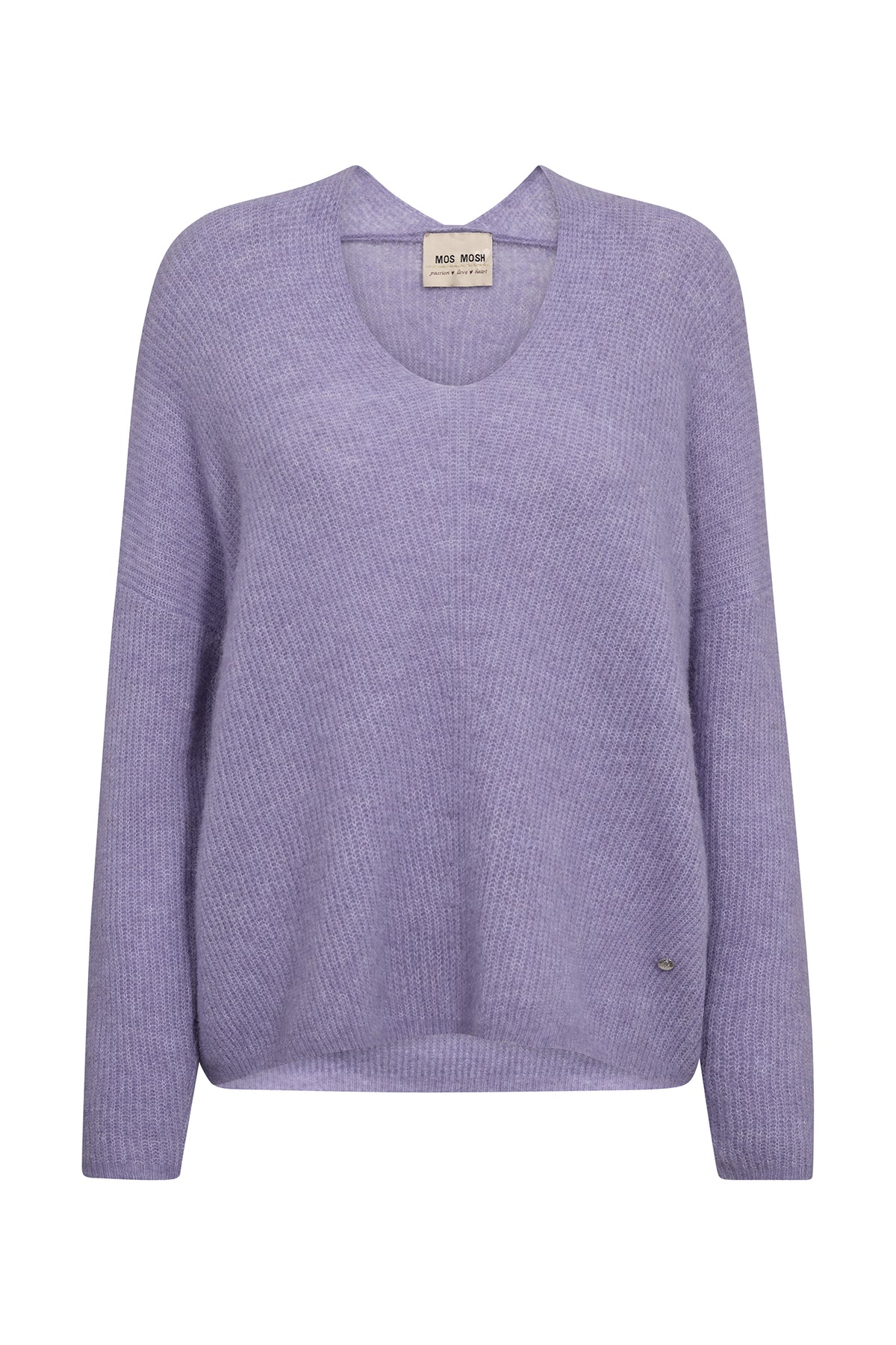 MMThora V-Neck Knit Violet Tulip - 153900
