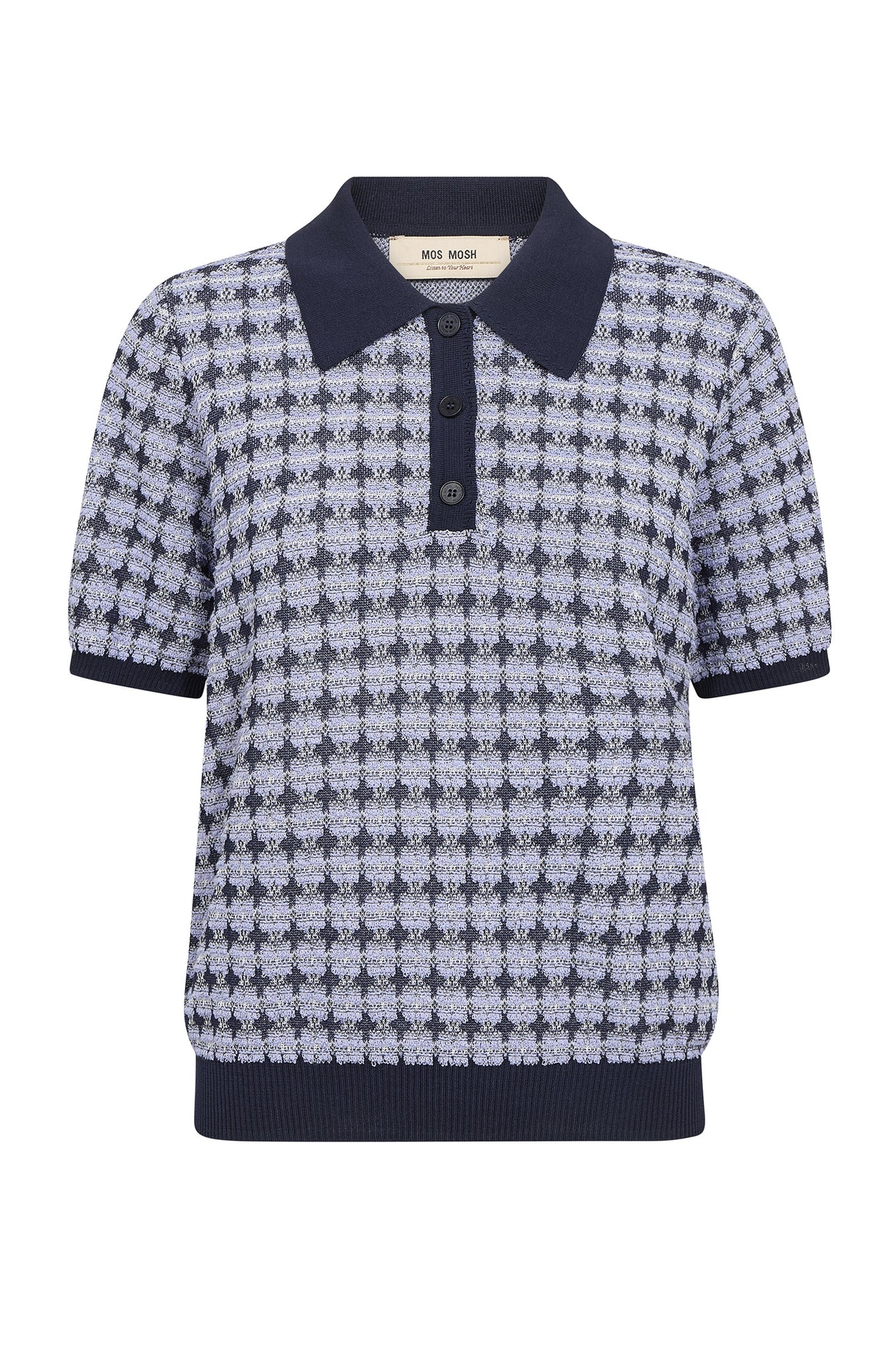 MMTink SS Polo Knit Violet Tulip - 181920