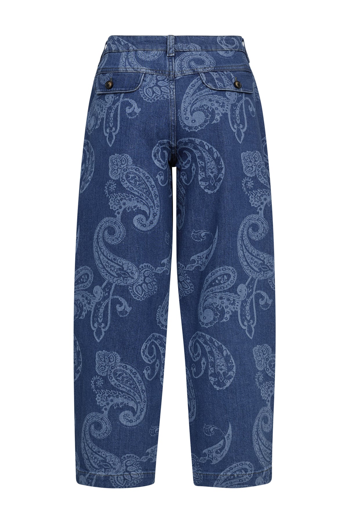 MMTino Paisley Jeans Mid Blue - 178470