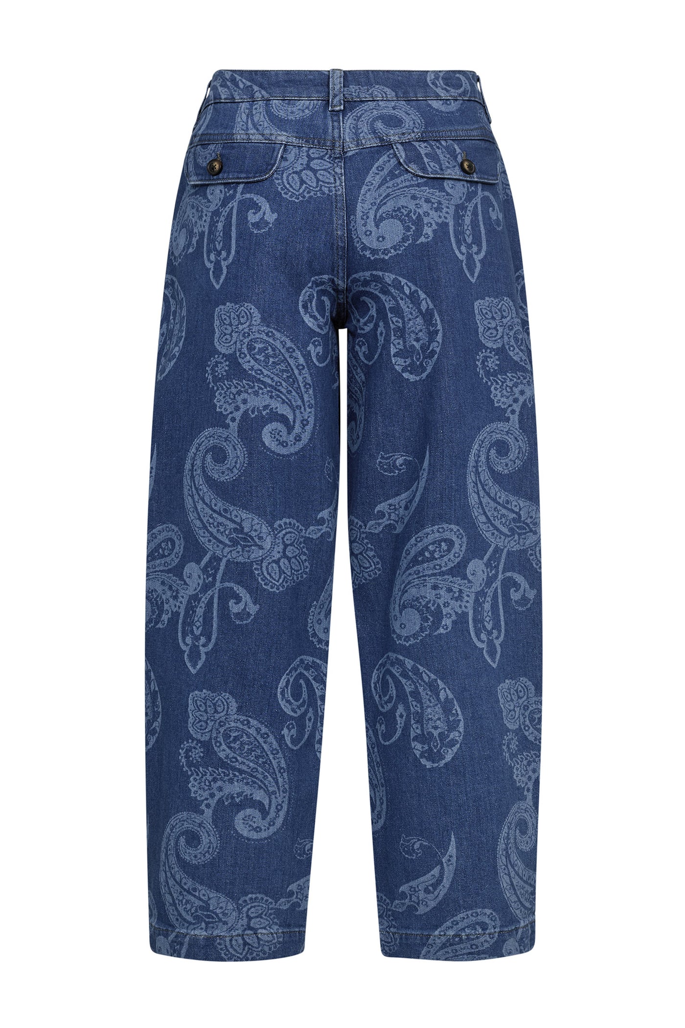 MMTino Paisley Jeans Mid Blue - 178470