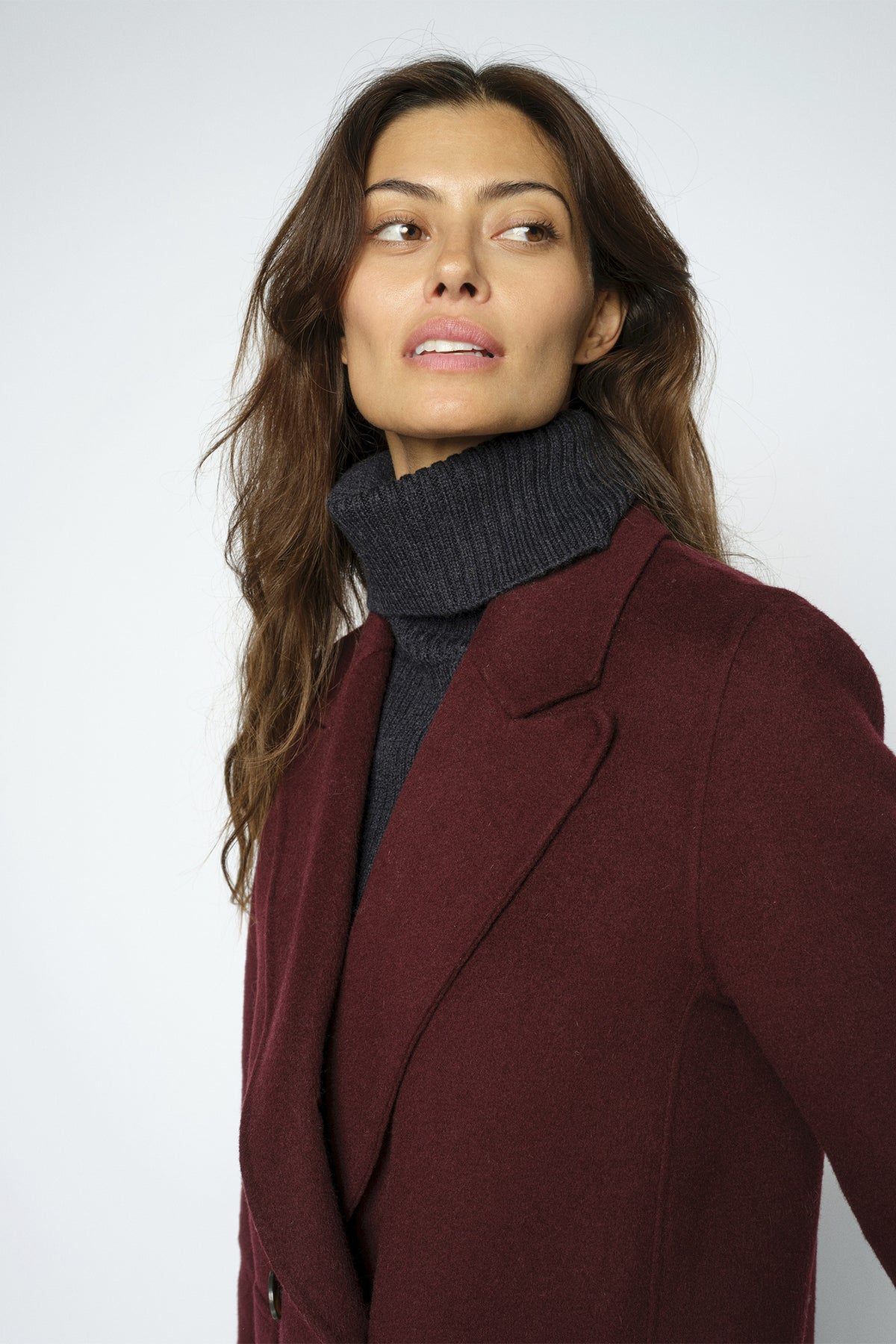 MMTova Wool Neck Warmer Dark Navy - 181940