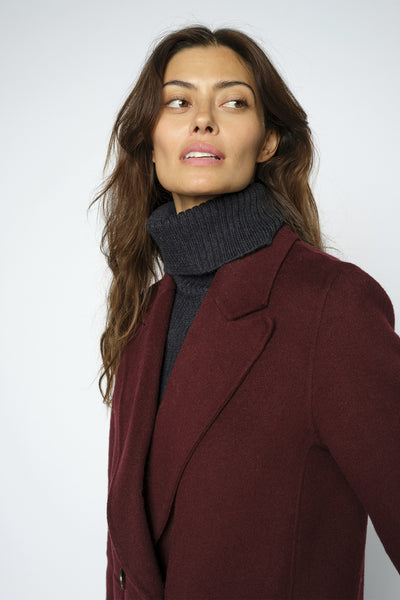 MMTova Wool Neck Warmer Dark Navy - 181940 Thumbnail
