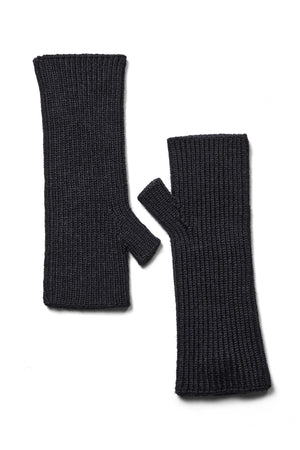 MMTova Wool Rib Mittens Dark Navy - 180530