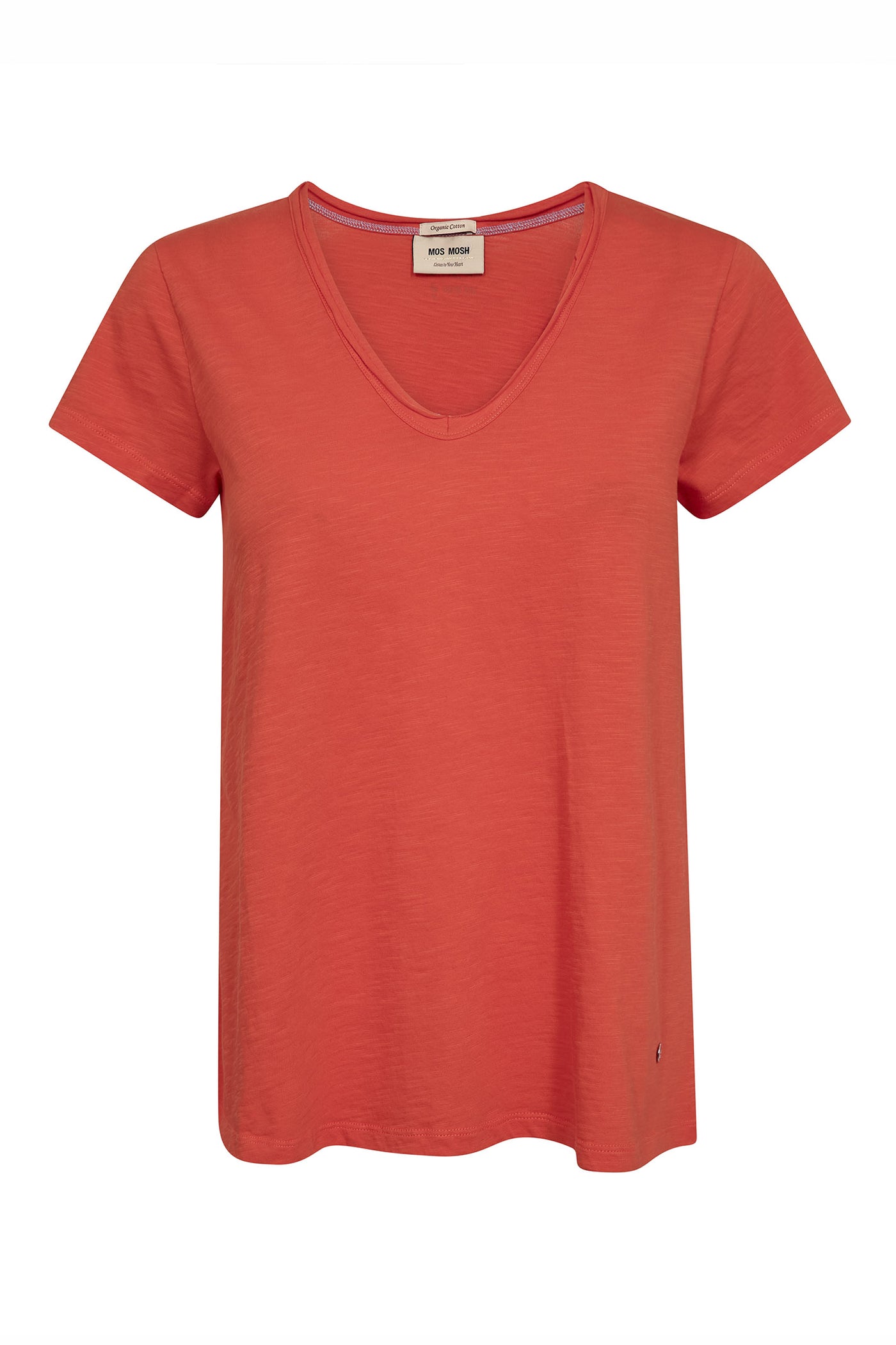 MMTulli V-SS Basic Tee Spicy Orange - 160920