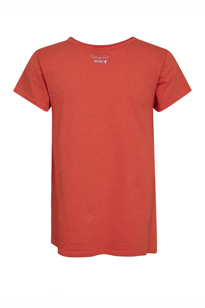 MMTulli V-SS Basic Tee Spicy Orange - 160920 Thumbnail