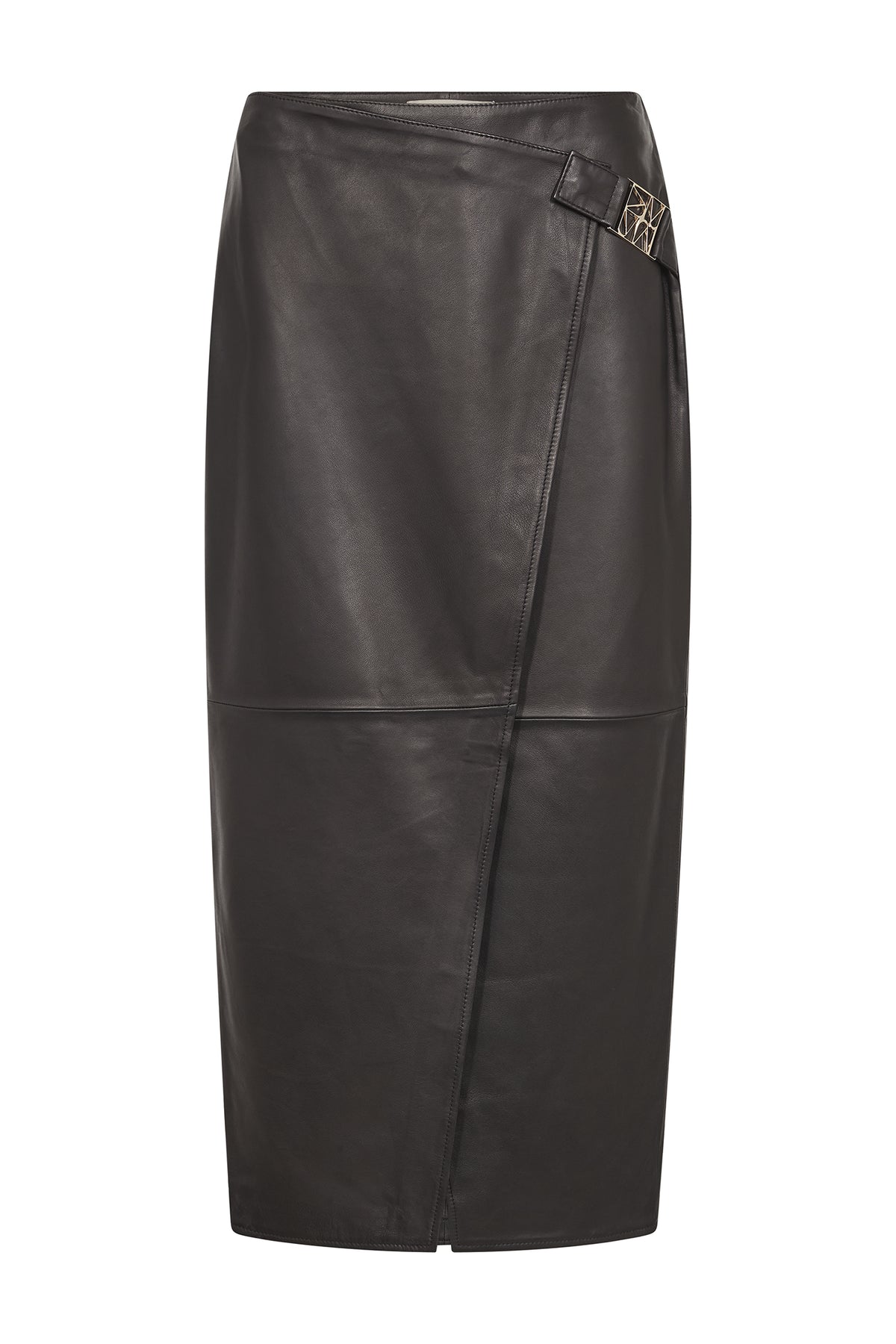 MMVela Leather Skirt Black - 182020