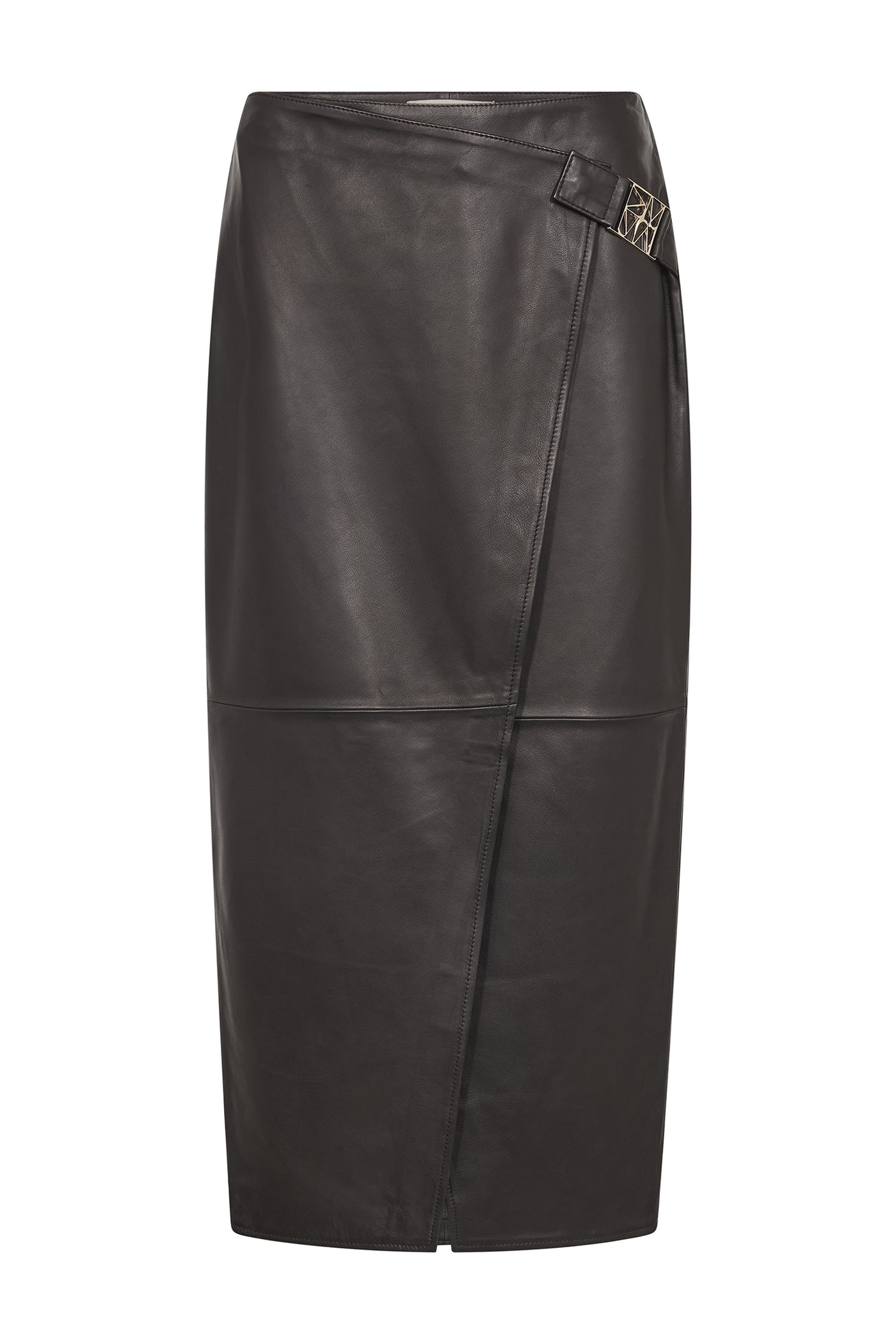 MMVela Leather Skirt Black - 182020