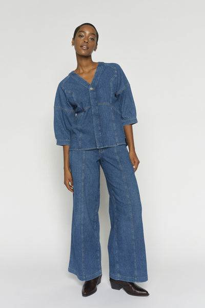 MMVerone Crispy Jeans Blue - 178500 Thumbnail