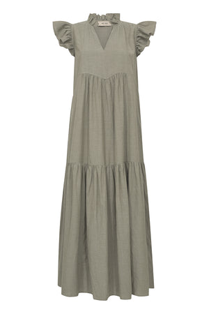 MMWaldy Izha Dress BURNT OLIVE - 171600