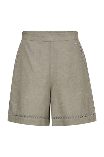 MMWellor Izha Shorts BURNT OLIVE - 180190 Thumbnail