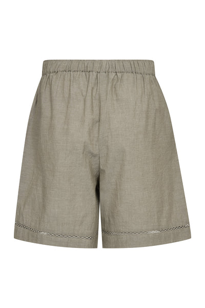 MMWellor Izha Shorts BURNT OLIVE - 180190 Thumbnail