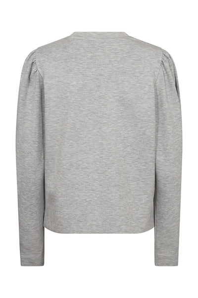 MMWinan O-LS Sweatshirt Grey Melange - 175330 Thumbnail
