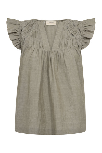 MMWoda Izha Blouse BURNT OLIVE - 180220 Thumbnail