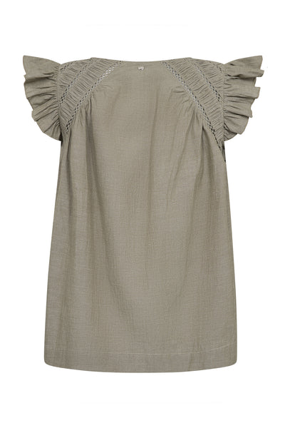 MMWoda Izha Blouse BURNT OLIVE - 180220 Thumbnail