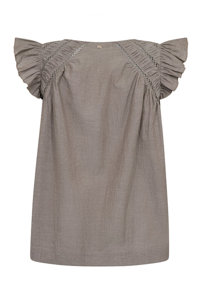 MMWoda Izha Blouse Chocolate Chip - 180220 Thumbnail