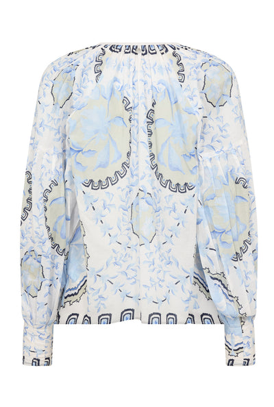 MMWylde Orchid Blouse Brunnera Blue - 178220 Thumbnail