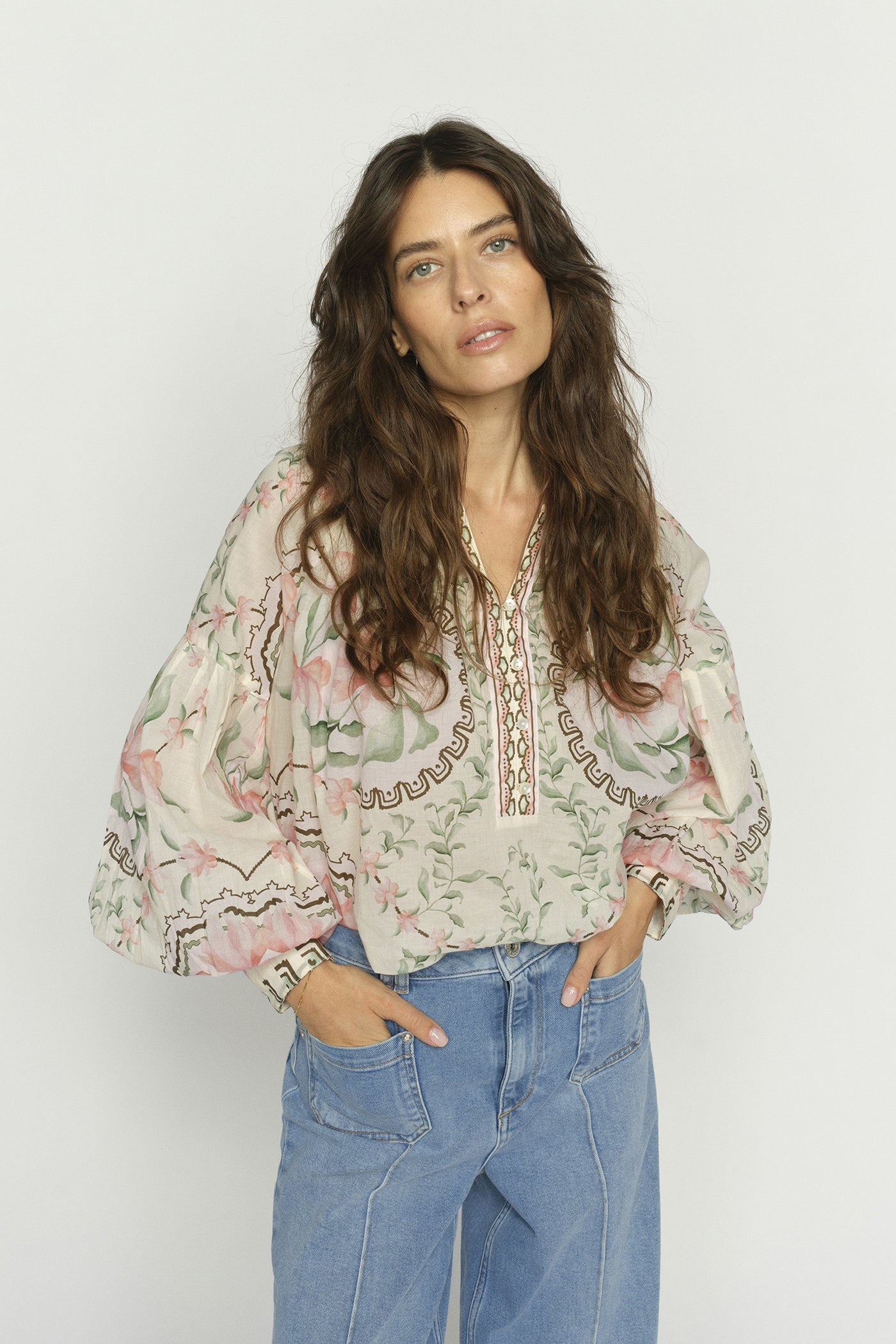 MMWylde Orchid Blouse Turf Green - 178220