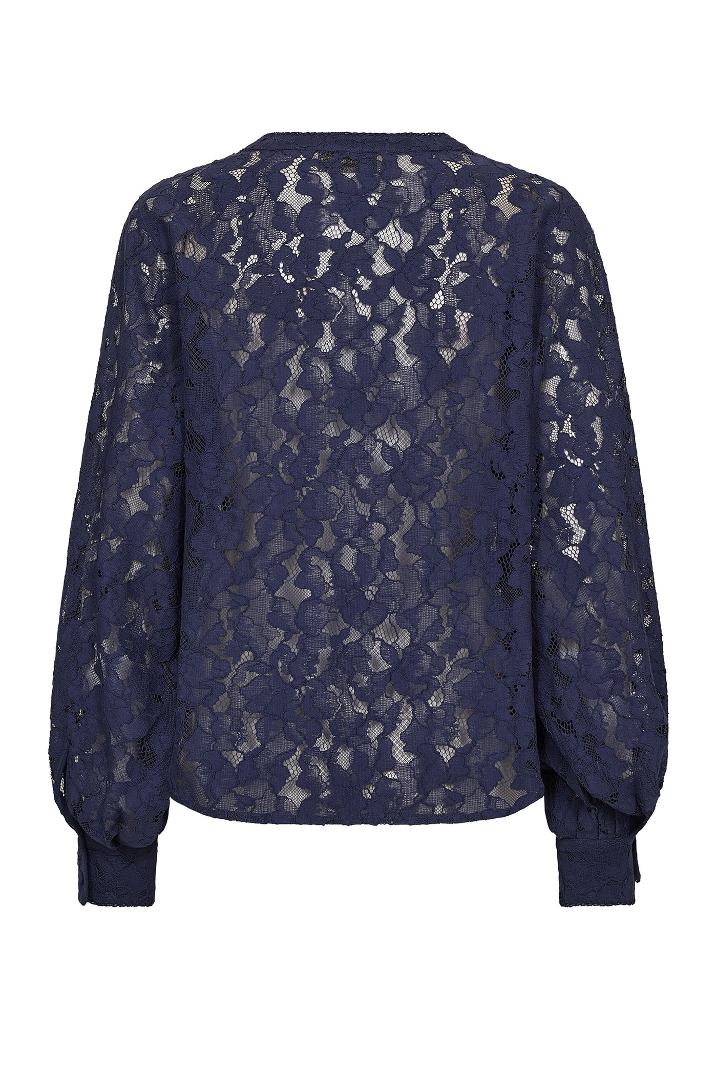 MMYen River Lace Blouse Crown Blue - 177150