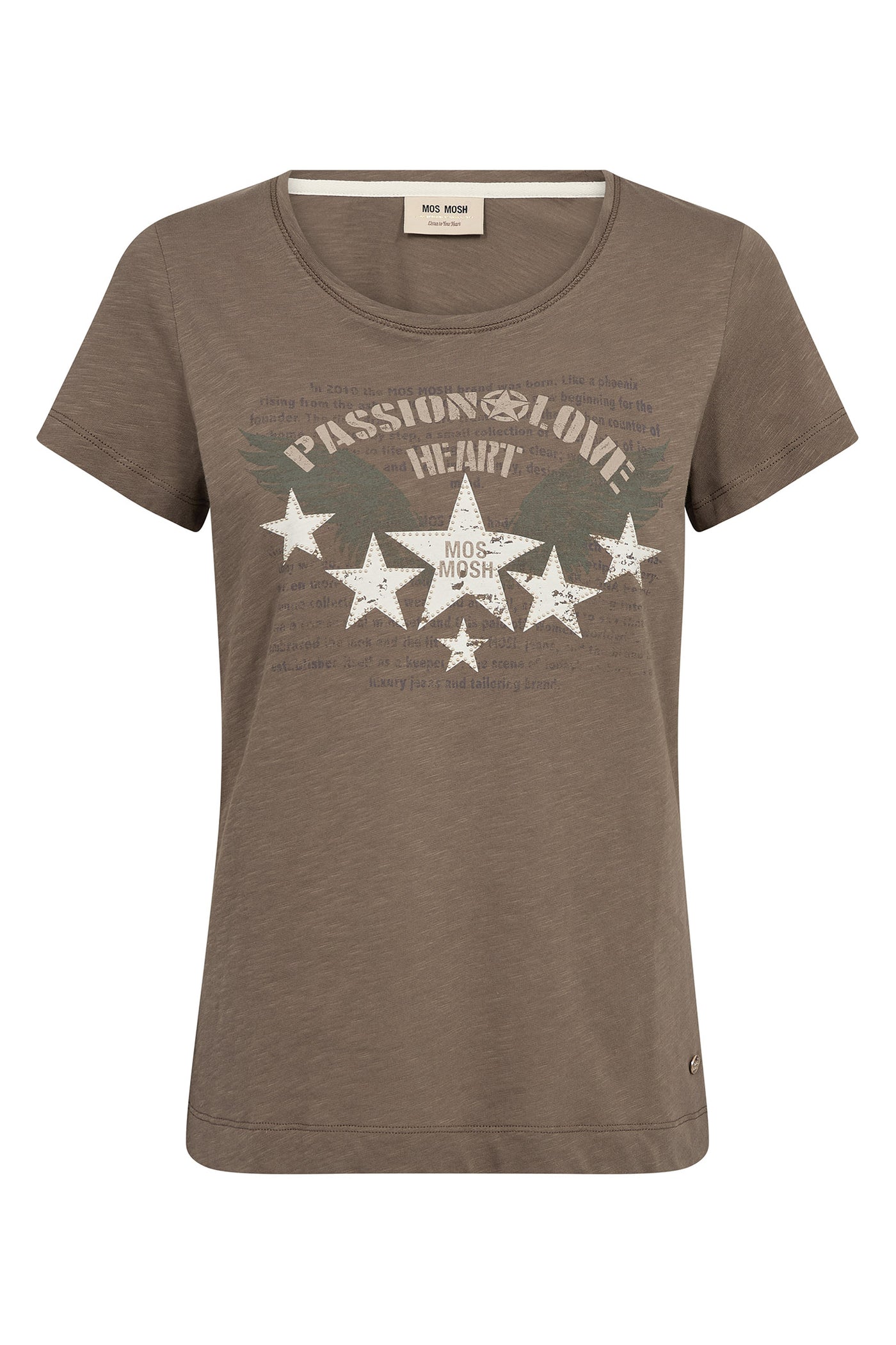 MMZibba O-SS Tee Chocolate Chip - 180580