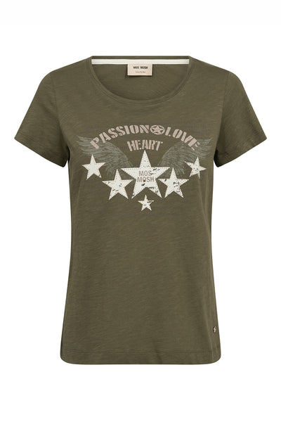 MMZibba O-SS Tee Olive night - 180580 Thumbnail