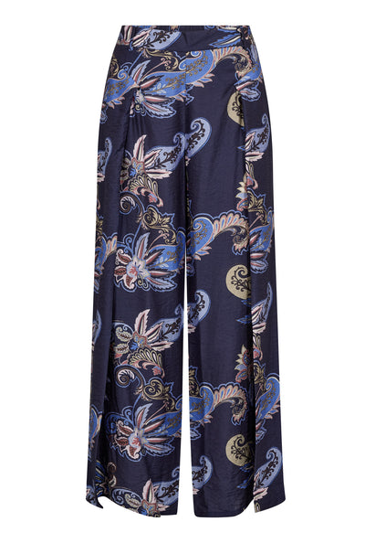 MMZoke Paisley Pant Crown Blue - 178250 Thumbnail