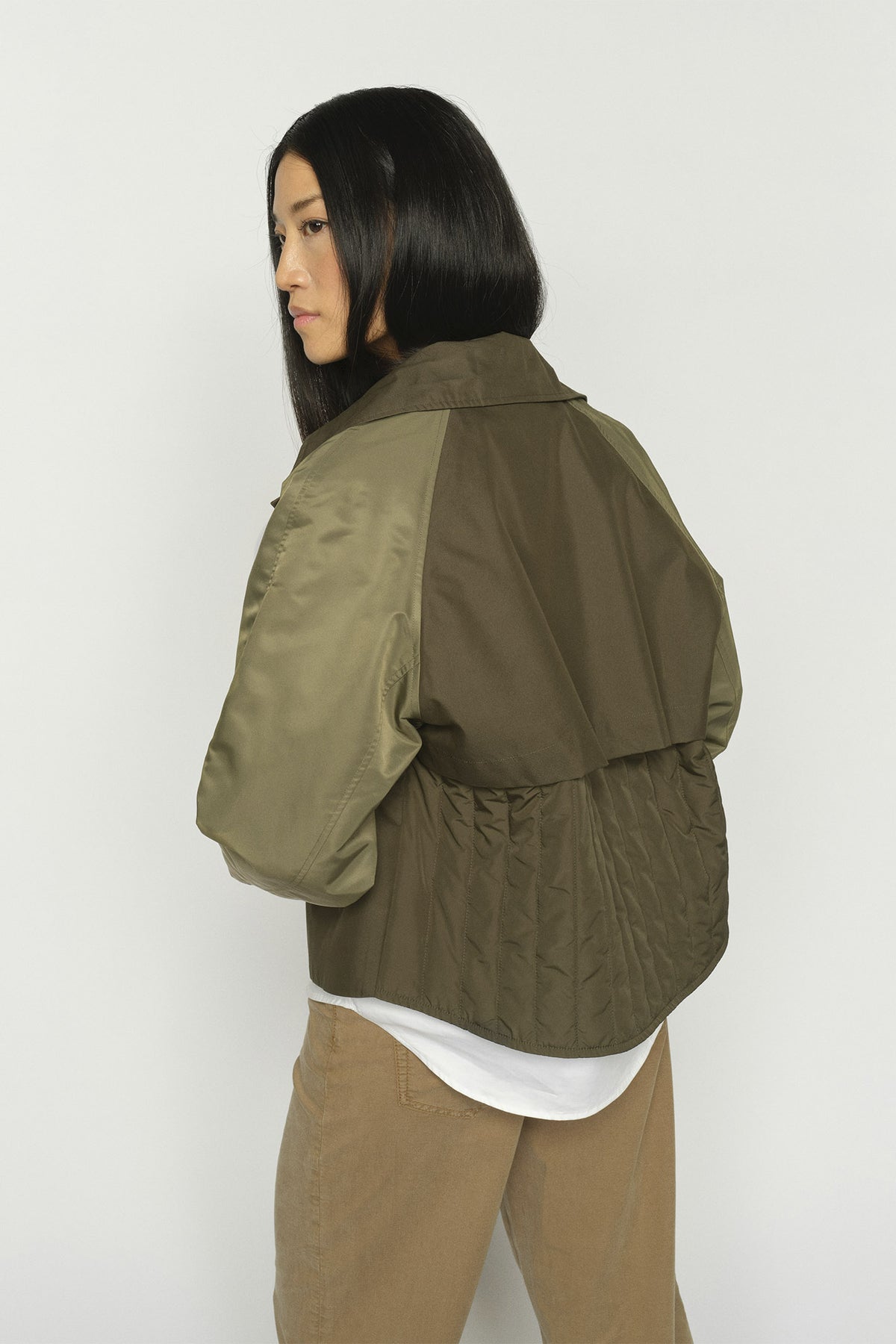 MMZyla Neola Trenchcoat Olive night - 177460