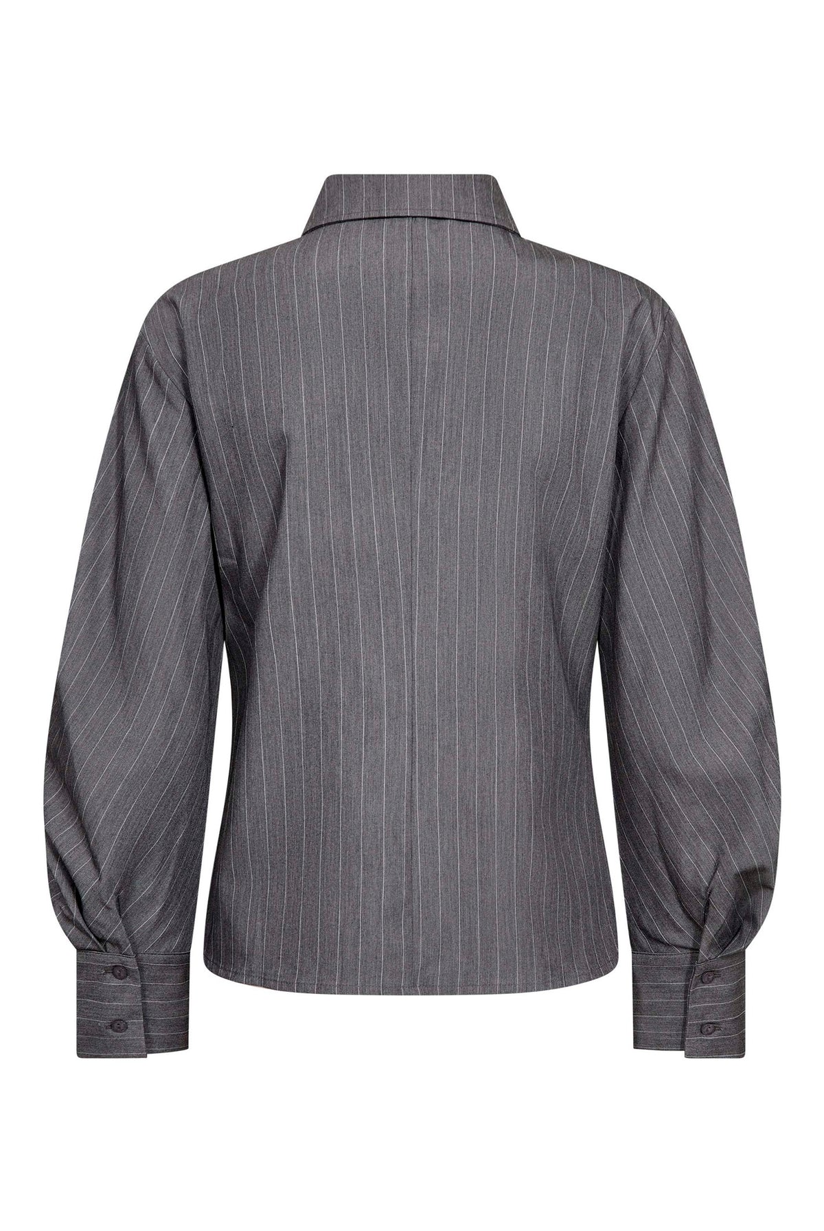 LyviaCC Asym Pin Shirt 65003-Mid Grey - 500301
