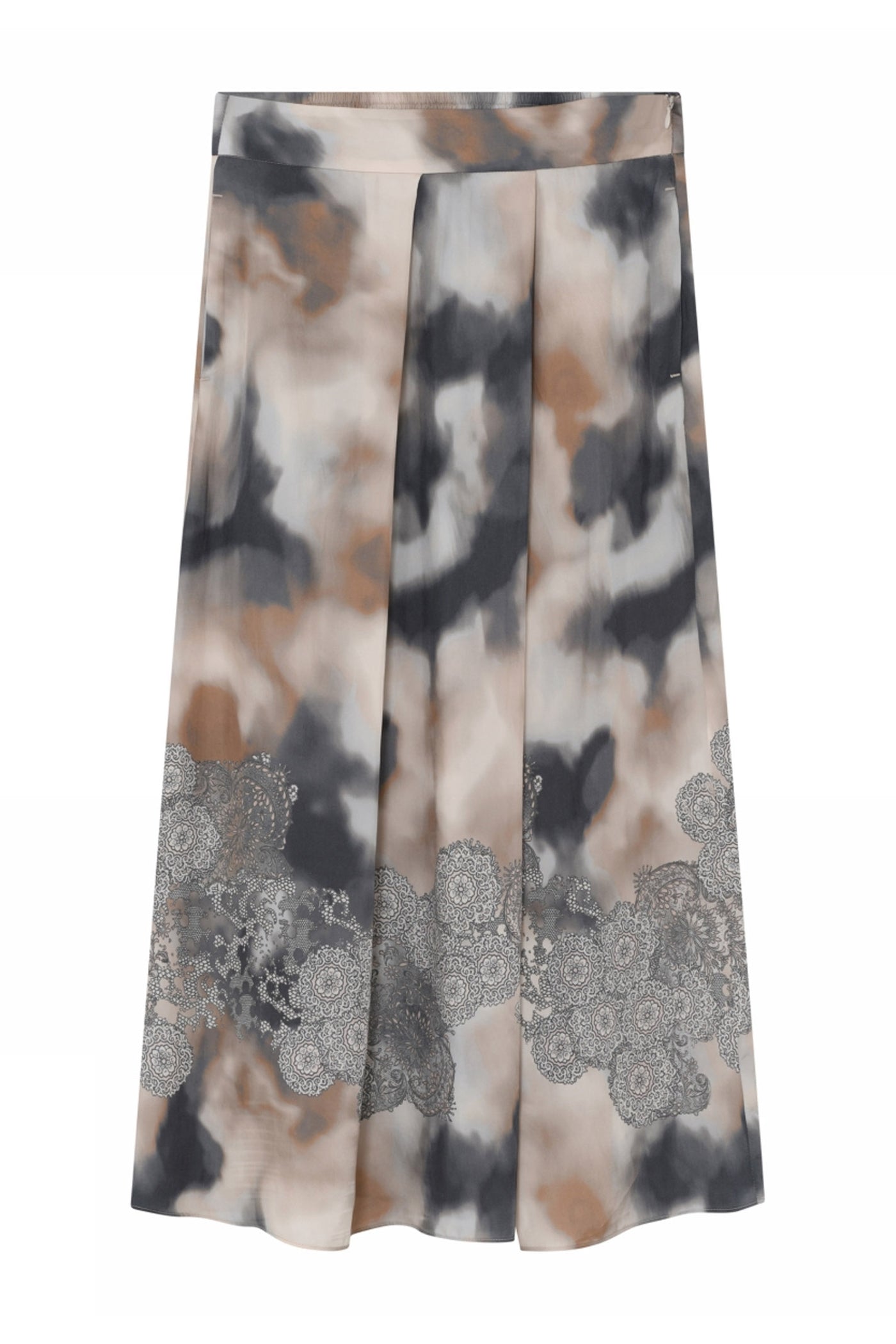 Mabell, midi+ pleated skirt 82020-Beige/Sand - 60552/7355