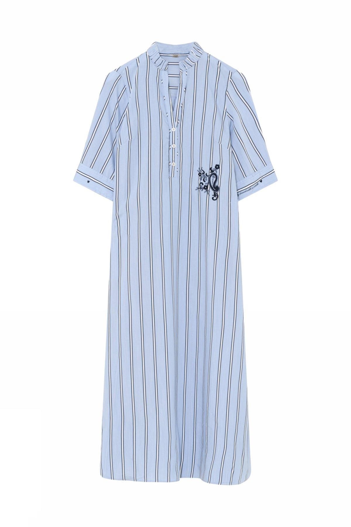 Madonna, midi+ shirt dress 94038-Blue Gray - 58524/7597