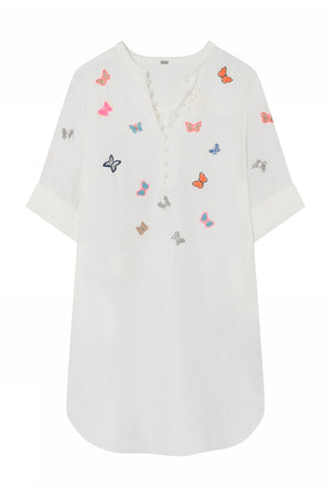 Madonna, shirt dress 1004-Cl White - 61516/7576