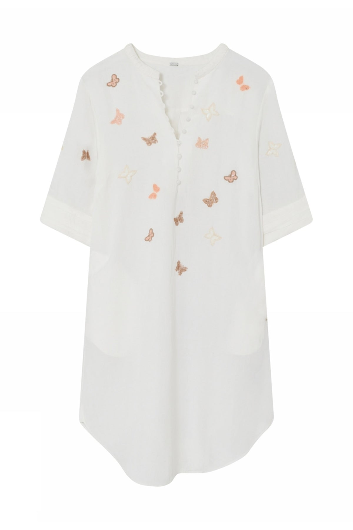 Madonna, shirt dress 91004-Cl White - 61516/7576