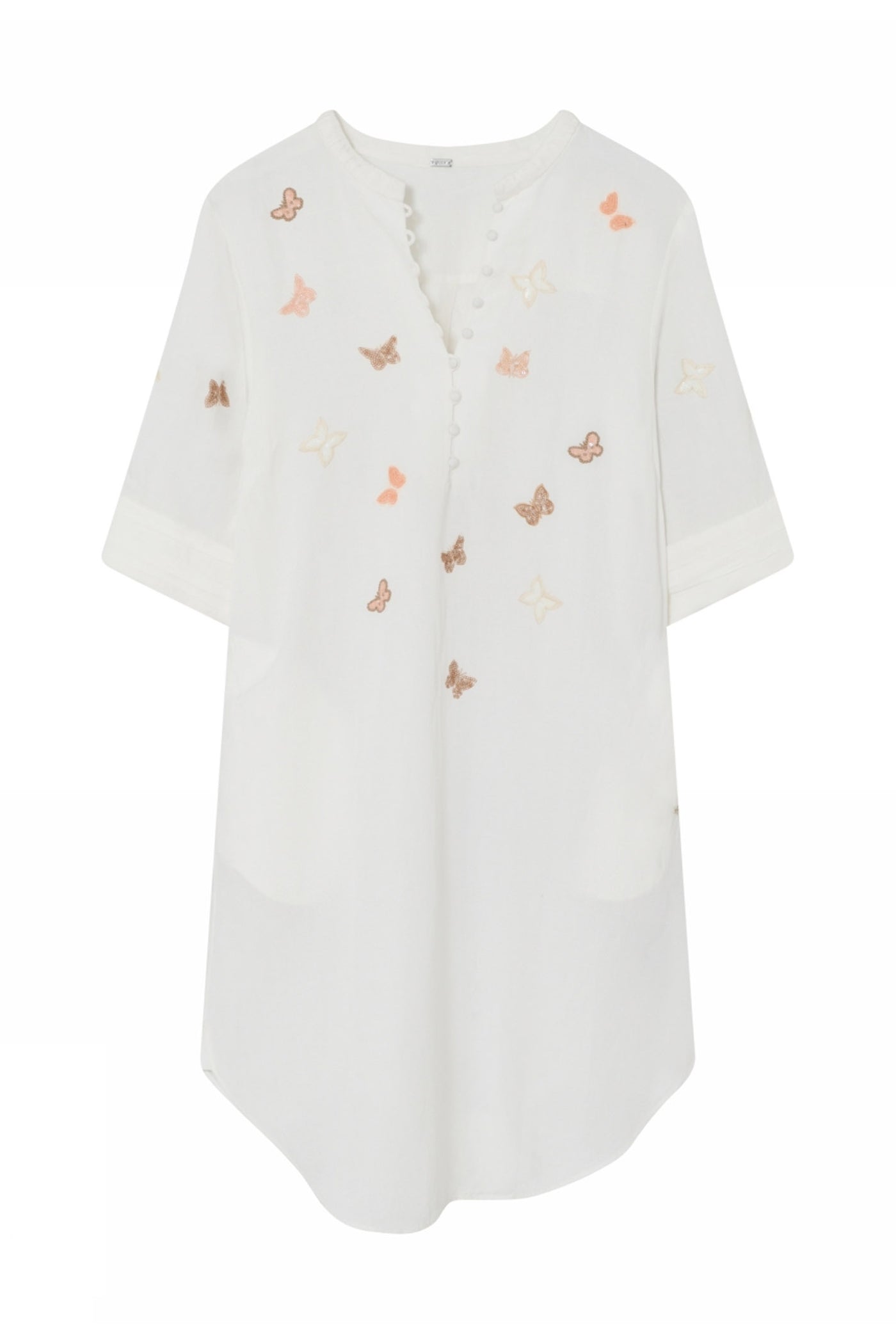 Madonna, shirt dress 91004-Cl White - 61516/7576
