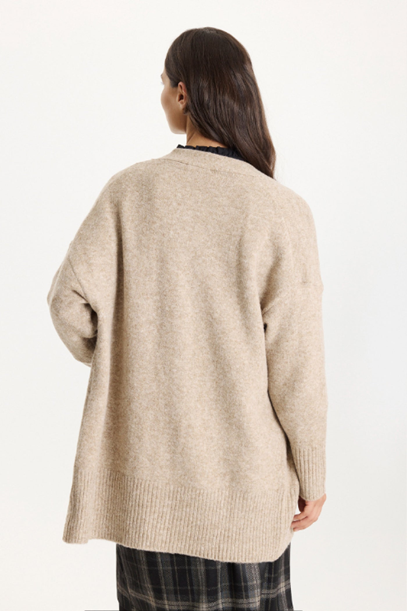 Mae knit cardigan SAND - 16797