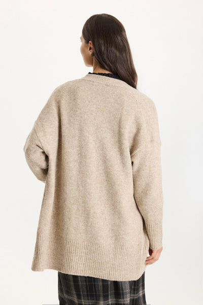 Mae knit cardigan SAND - 16797 Thumbnail