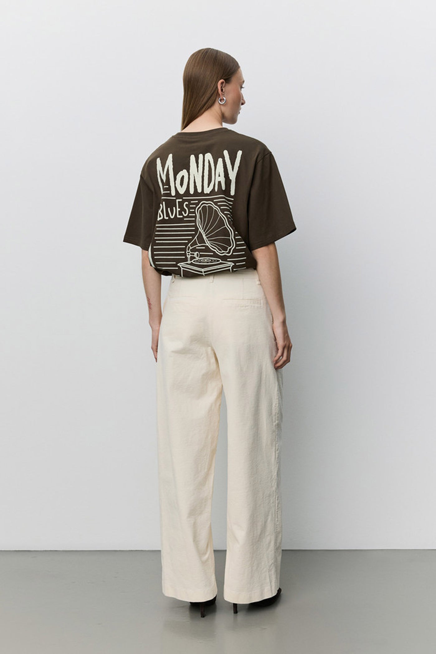 Maesw Oversize T-Shirt Intense Brown - S263340