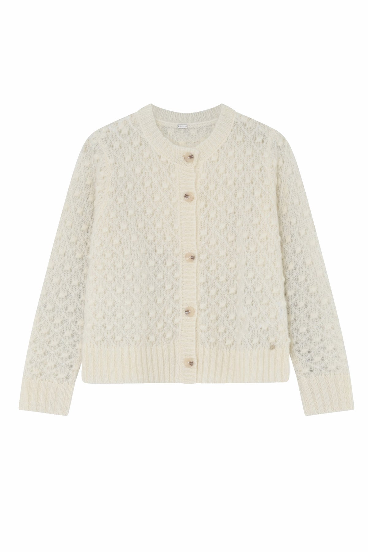 Magda, knit cardigan 1010-Off White - 60406/3582