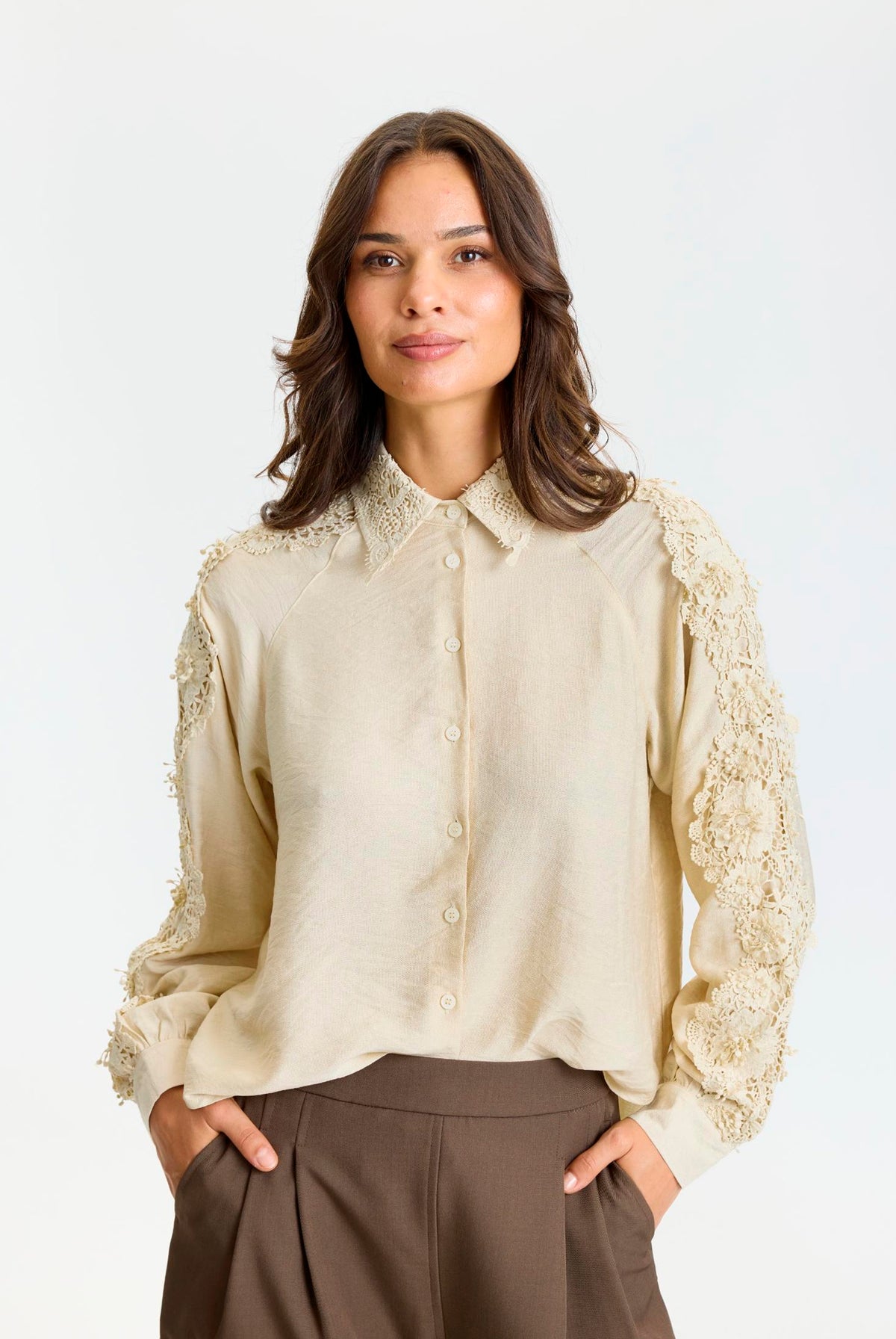 Althea shirt CHAMPAGNE - 17289