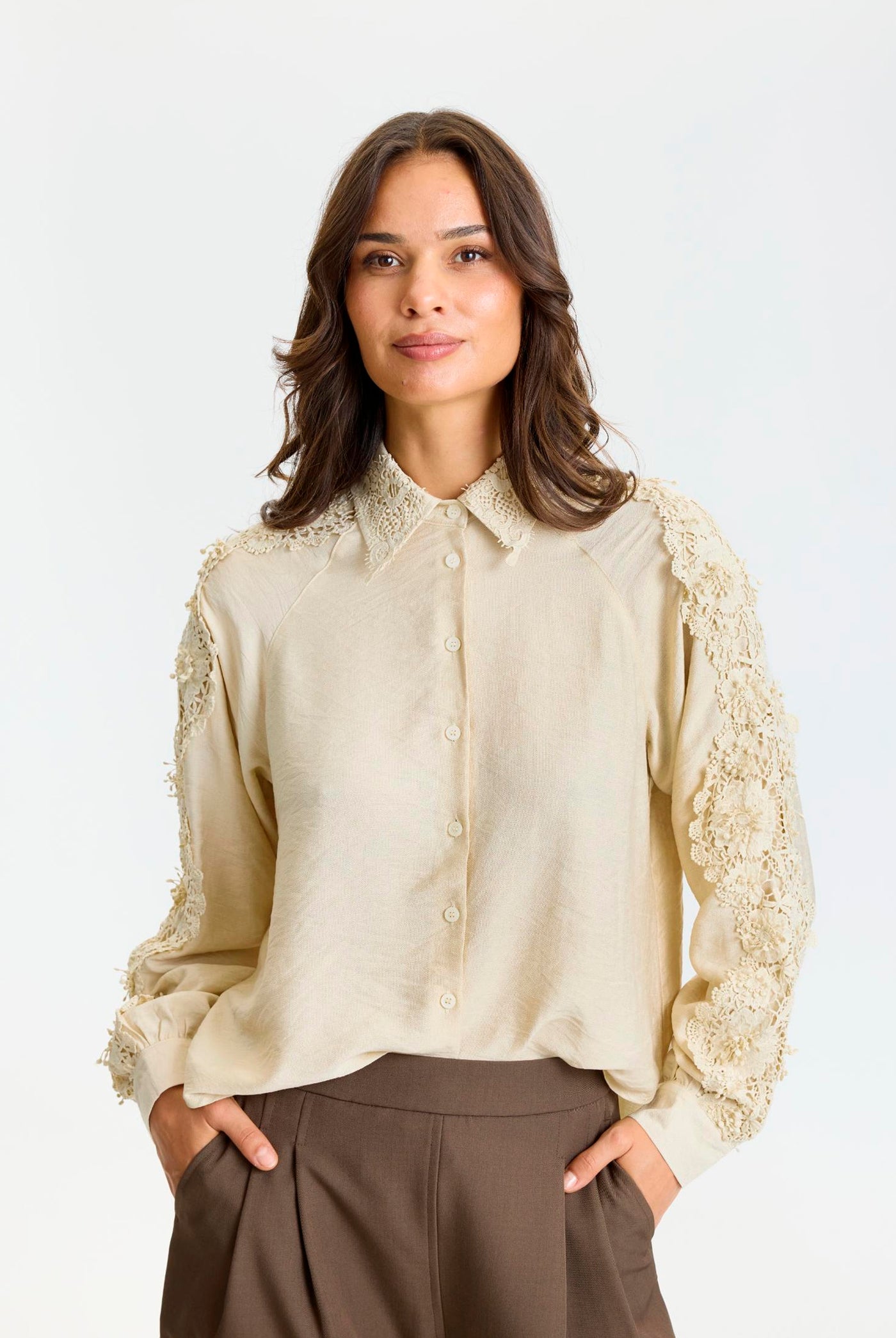 Althea shirt CHAMPAGNE - 17289