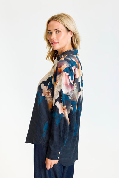 Scarlett shirt SORT - 17307 Thumbnail