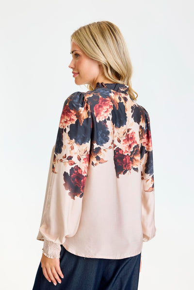 Freecia blouse CREAM - 17301 Thumbnail