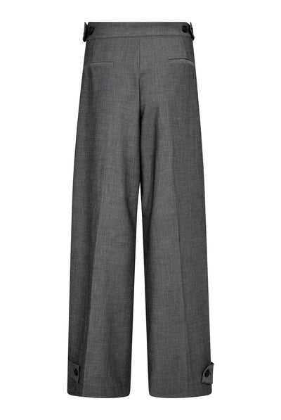 JackyCC Pleat Pant 65003-Mid Grey - 500293 Thumbnail