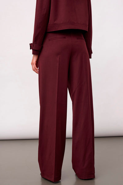 TerryCC Pant 30005-Wine Red - 500365 Thumbnail
