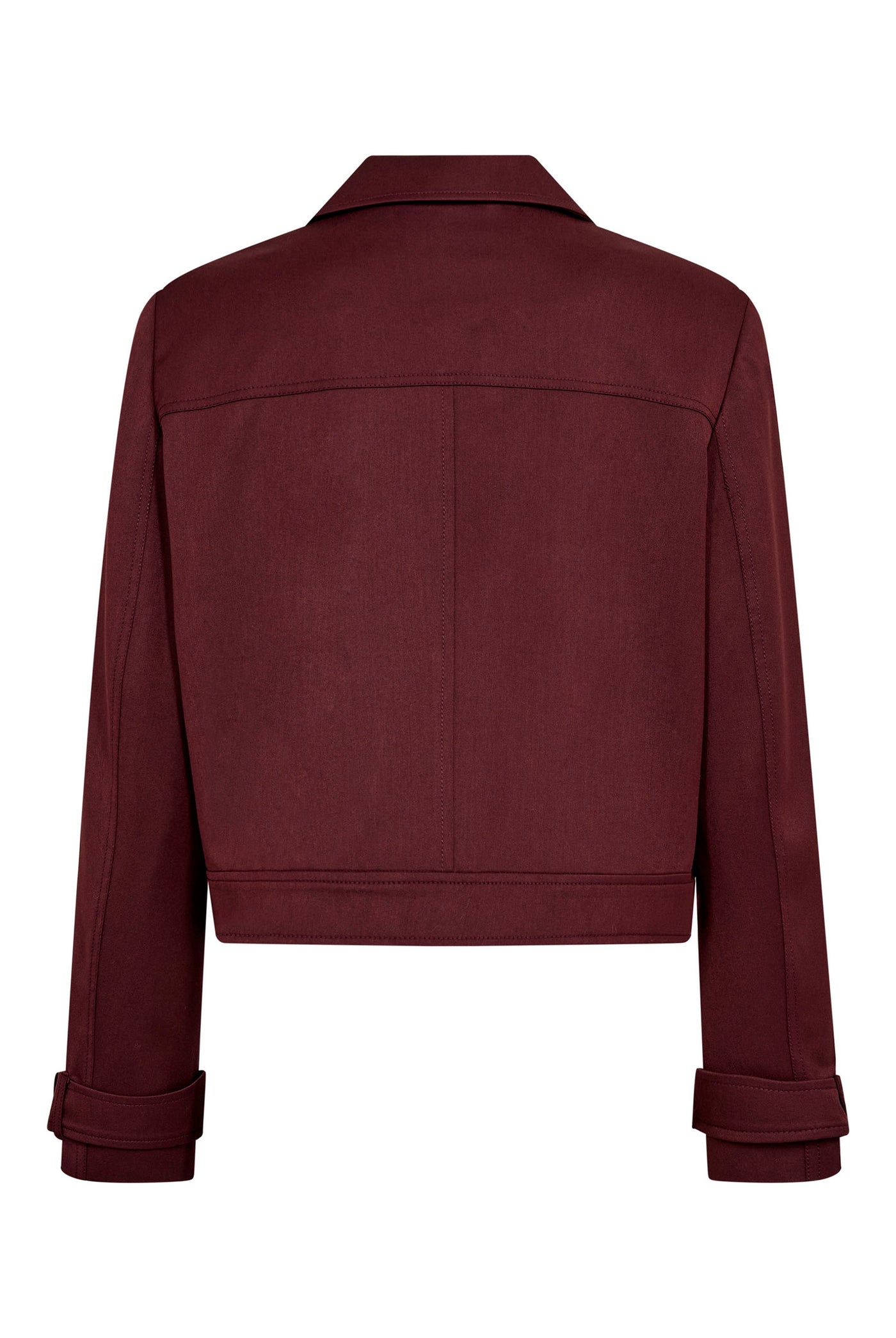 30325 TerryCC Jacket 30005-Wine Red - 500364