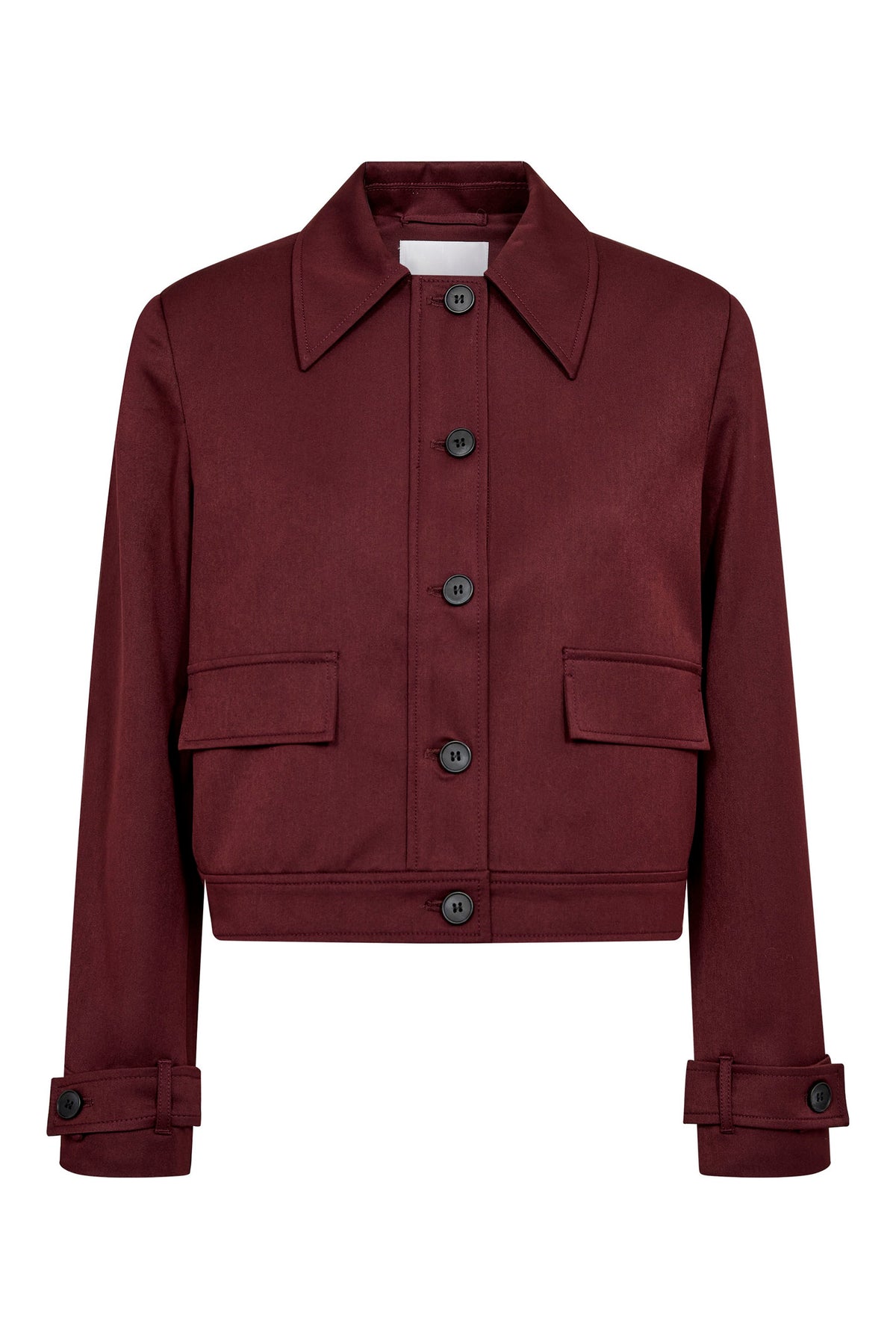 30325 TerryCC Jacket 30005-Wine Red - 500364