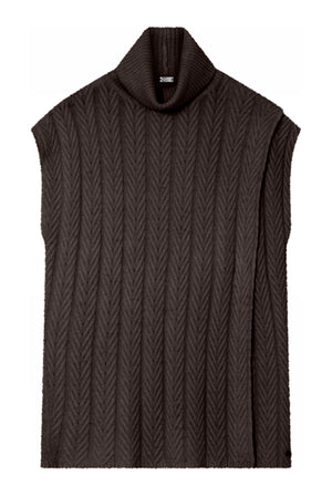 Edie, knit cape 92981-ChocoBrown - 62422/3799
