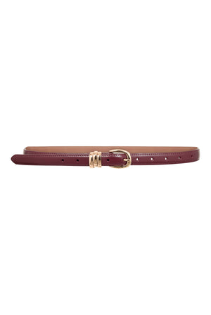 BenoCC Belt 30005-Wine Red - 500049