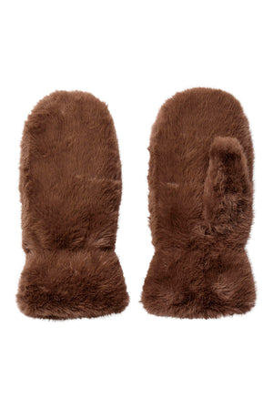 PenzaCC Fur Mitten 20004-Mocca - 500033